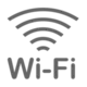 館内で無料のWi-Fiがつかえます